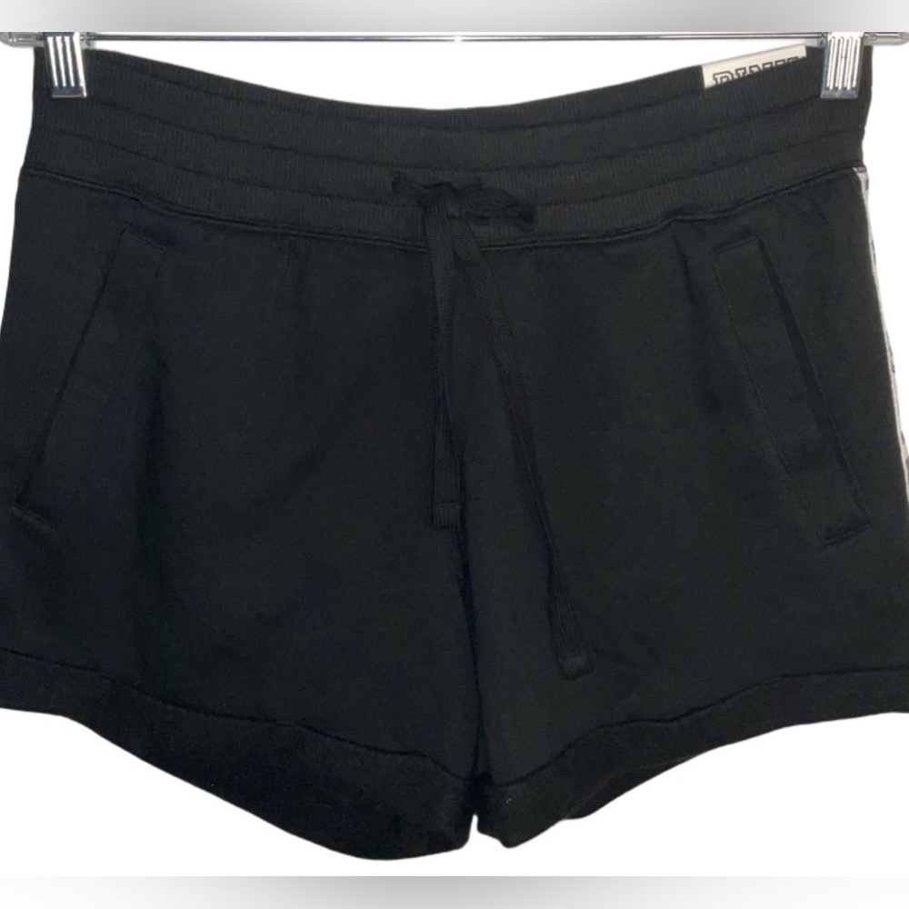 PINK BY VS BLK/WHT BOYFRIEND SHORTS SZ M